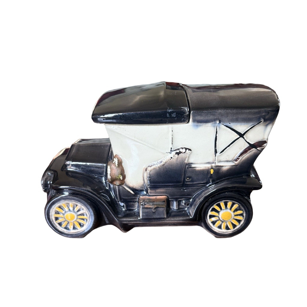 1960s McCoy Pottery Touring Car Model T Cookie Jar